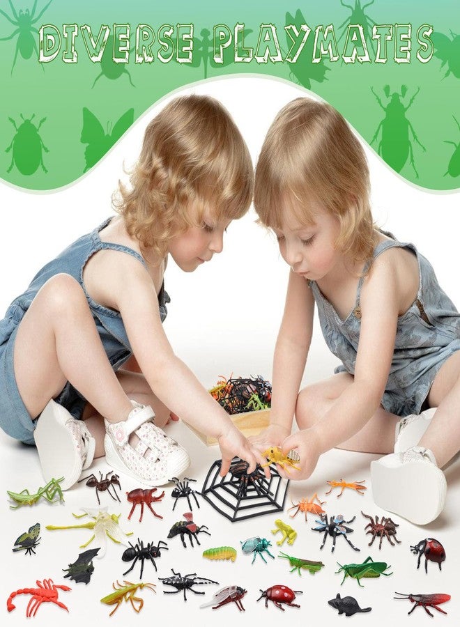 DOITEM 29Pcs Large Realistic Insect Toys Figures, Plastic Bugs Figurines Set, Realistic Insects Toy for Kid, Ladybug, Bee, Butterfly, Assorted Insect Bugs Figures Toy, Insect Themed Party Favors - Image 5